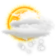 Mostly Cloudy with Snow Showers